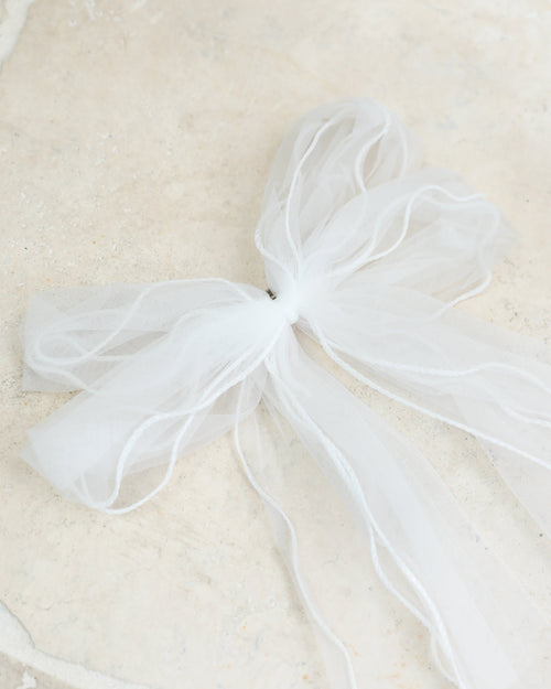 Danna Hair Bow - Cream